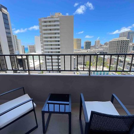 ホノルル1508- Heart Of Waikiki With Kitchen-Free Parking-King Bed-Corner Unitアパートメント エクステリア 写真